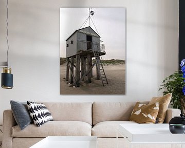 Drowning cottage Terschelling by Rinke Velds