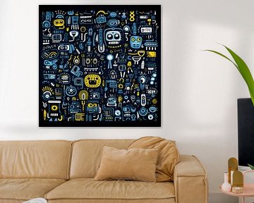 Robot Doodles by Art Lovers