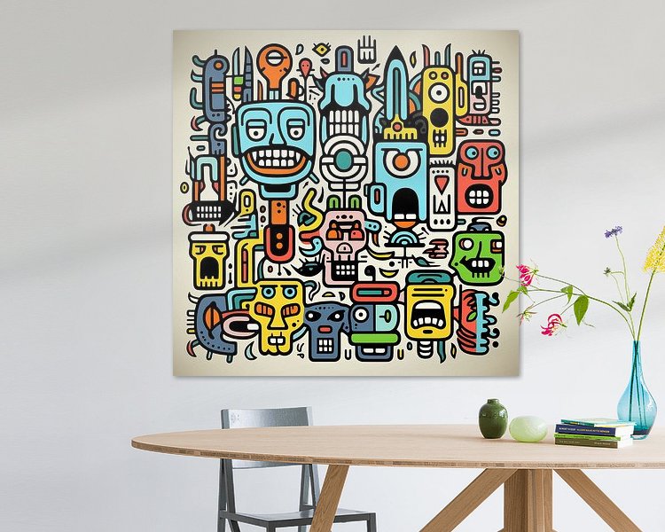 Example of the artwork in a room