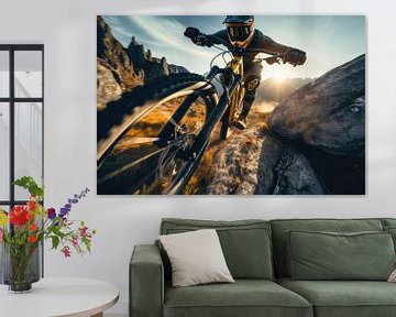 Mountainbiker von ARTemberaubend