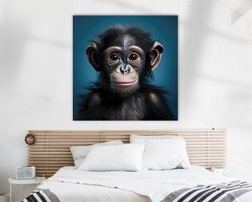 Kleine chimpansee van ARTemberaubend