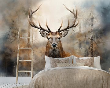 Deer - Series 1.5 by Ralf van de Sand