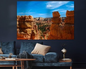 Het ruige landschap van Bryce Canyon, USA van Ricardo Bouman
