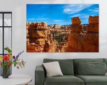 Het ruige landschap van Bryce Canyon, USA