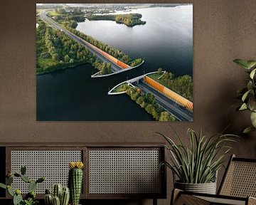 Aqueduc de Veluwemeer près de Harderwijk sur Bas van der Gronde