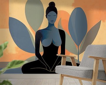 Vrouw Zen, moderne kunst van Caroline Guerain