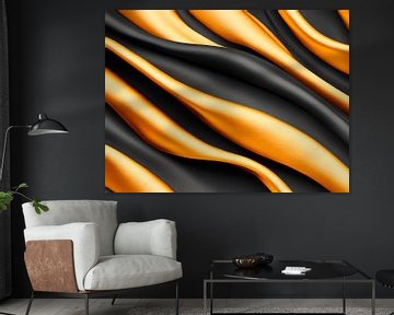 Gold and Black Colours by Mustafa Kurnaz