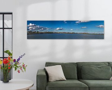 Enkhuizen skyline from the dyke. by Brian Morgan