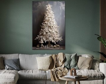 Witte kerstboom