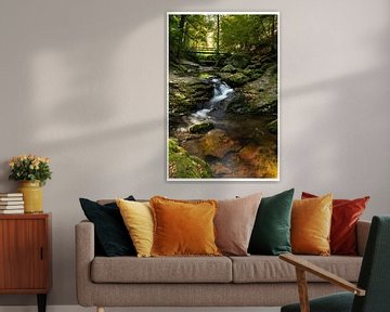 Small waterfall in the Grobbach near Geroldsau- Baden-Baden by André Post