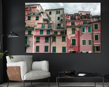 De kleuren van Cinque Terre | Fotoprint Italië | Europa kleurrijke reisfotografie van HelloHappylife