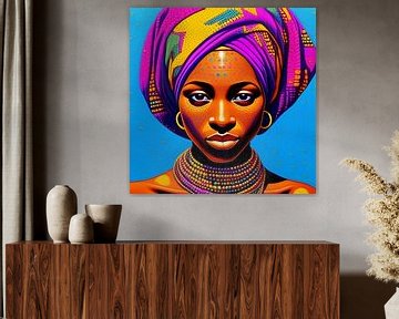 Zanaa, portrait coloré d'une femme africaine sur All Africa