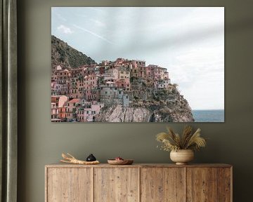 Manarola am Meer | Fotodruck Cinque Terre | Italien Reisefotografie von HelloHappylife