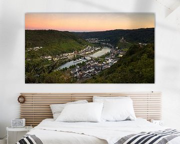 Cochem aan de Moezel Zonsondergang