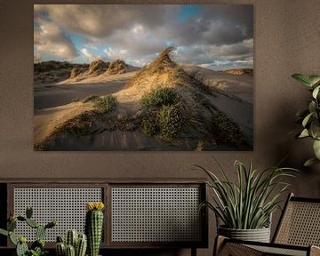 Duinen, licht en wolken