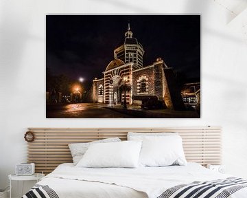 Morspoort Leiden le soir sur Dirk van Egmond