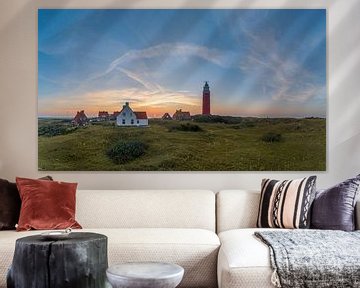Texel lighthouse Eierland from the air 02