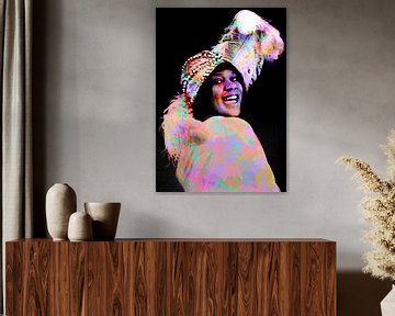 Bessie Smith kleurrijk van Andika Bahtiar