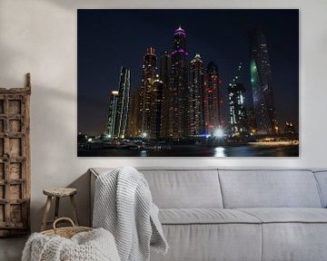 Dubai skyline by Nicole Wetzels