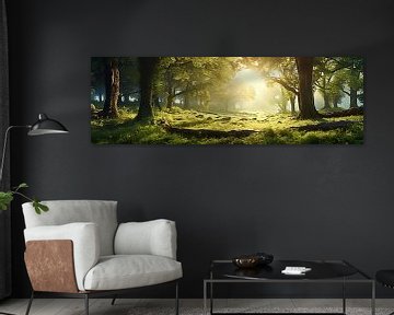 Panorama van het bos van fernlichtsicht