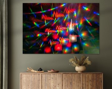 Neon light prism light by Evert Jan Luchies