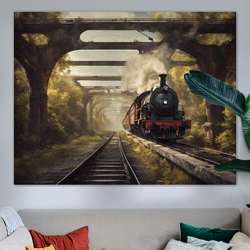 Dampfzug von Kees van den Burg