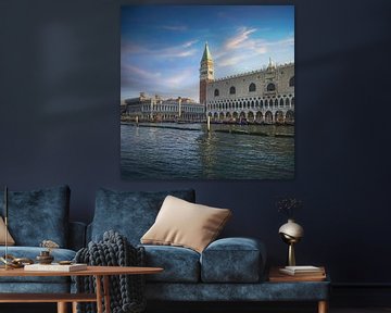 Venice at dawn. St Mark and Doge Palace by Stefano Orazzini