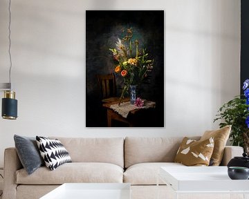 Fleurs en style rembrandt