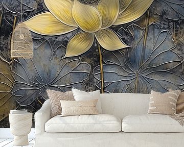 Seerose abstrakt von Bert Nijholt