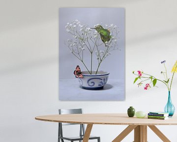 Nature morte de flinderia royal sur Flower artist Sander van Laar