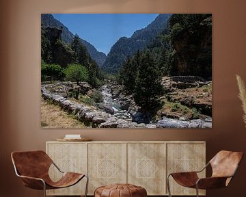 Beautiful landscape in the Samaria Gorge by David Esser