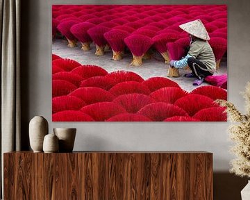 Incense production in Quang Phu Cau by Sander Groenendijk