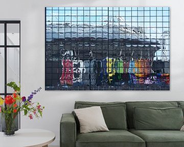 Johan Cruijff ArenA en verre sur Ron Veltkamp