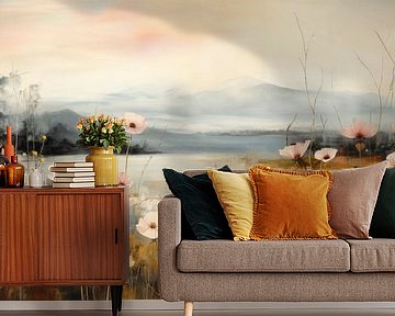 Bloemen in pastelkleuren van Studio Allee