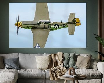 Flyby North American P-51 Mustang "Baby Duck&quot ;. sur Jaap van den Berg