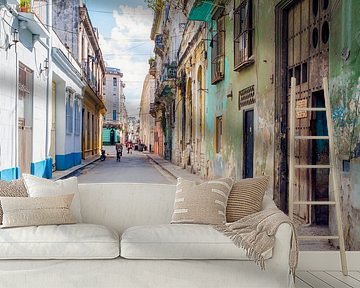 street in Cuba 2 by Karin Verhoog