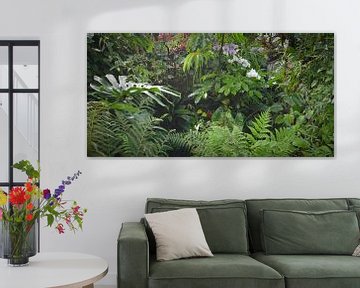 Tropical rain  forest background by Egon Zitter