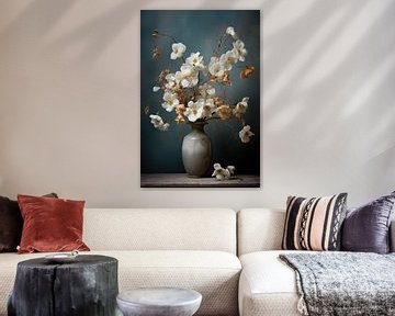 Trockenes Bouquet Grau Creme von Ellen Reografie