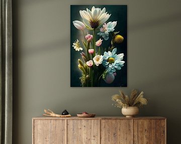 Stillleben mit Blumen von The Digital Artist