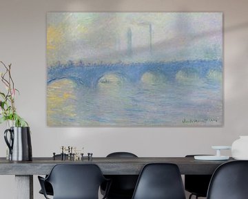 Waterloobrug, misteffect, Claude Monet