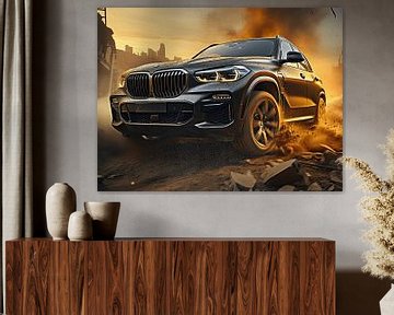 BMW X5M Competition van Tim Kunst en Fotografie