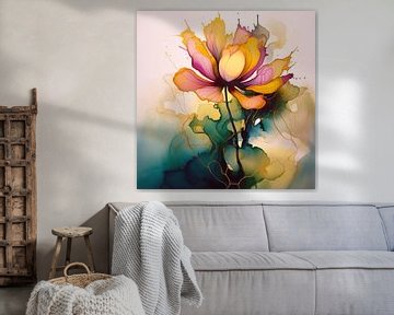 aquarelle florale sur Virgil Quinn - Decorative Arts