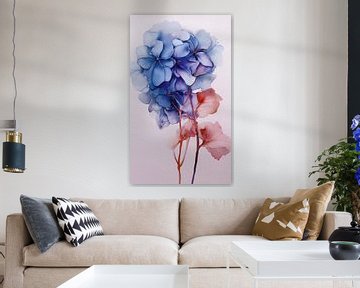 abstrait floral translucide sur Virgil Quinn - Decorative Arts