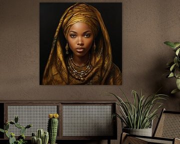 Afrikaanse vrouw 11 van Ellen Reografie