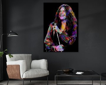 Janis Joplin en couleurs sur Andika Bahtiar