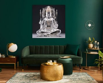 crystal buddha by Virgil Quinn - Decorative Arts