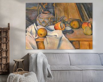 Fruit en gemberpot, Paul Cezanne