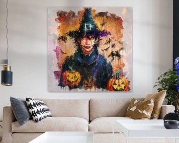 Dripping Halloween (art, painting) by Art by Jeronimo