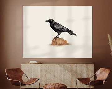 Raven en style minimaliste sur Eva Lee