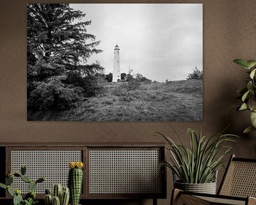 Phare blanc Schiermonnikoog I Île des Wadden sur Lydia